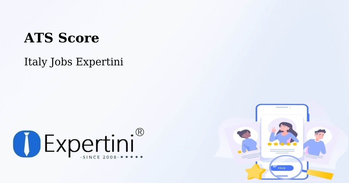 Resume ATS Score & Job Description Match Tool – Rubano - Italy Jobs Expertini
