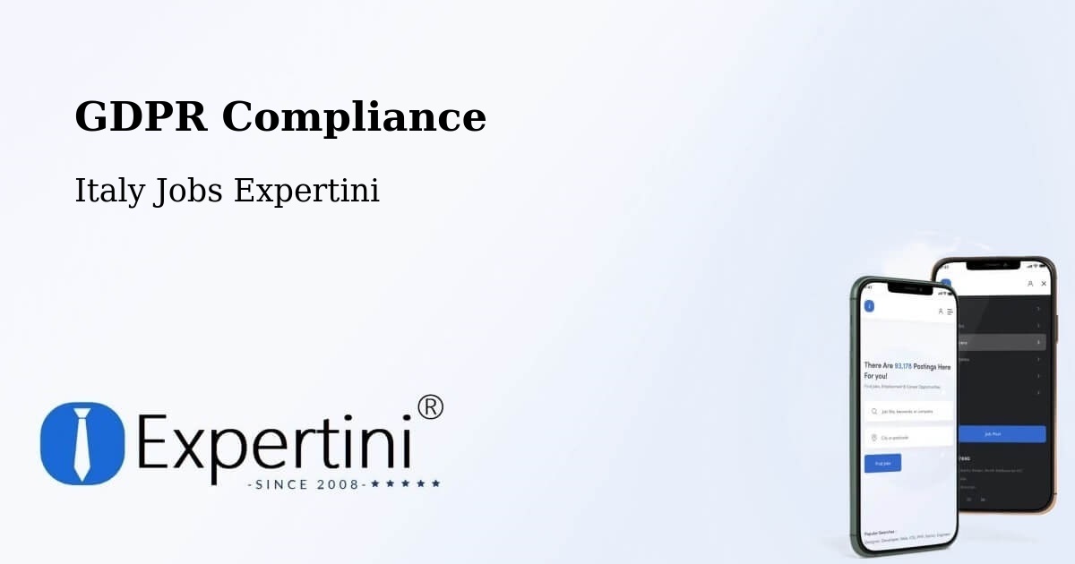 EU GDPR Compliance Statement – Rubano - Italy Jobs Expertini